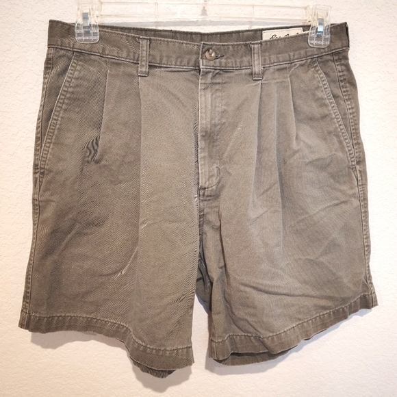 Eddie Bauer Vintage Y2K Men's 100% Cotton Flat Front Shorts - Picture 1 of 3